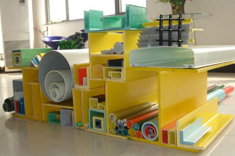 Chống ăn mòn Mối quan hệ cấu trúc FRP màu vàng Độ bền cực cao để dễ dàng lắp đặt
