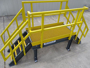 Khả năng chống chịu thời tiết Hệ thống lan can FRP rộng 36cm để tận dụng tối đa không gian của bạn