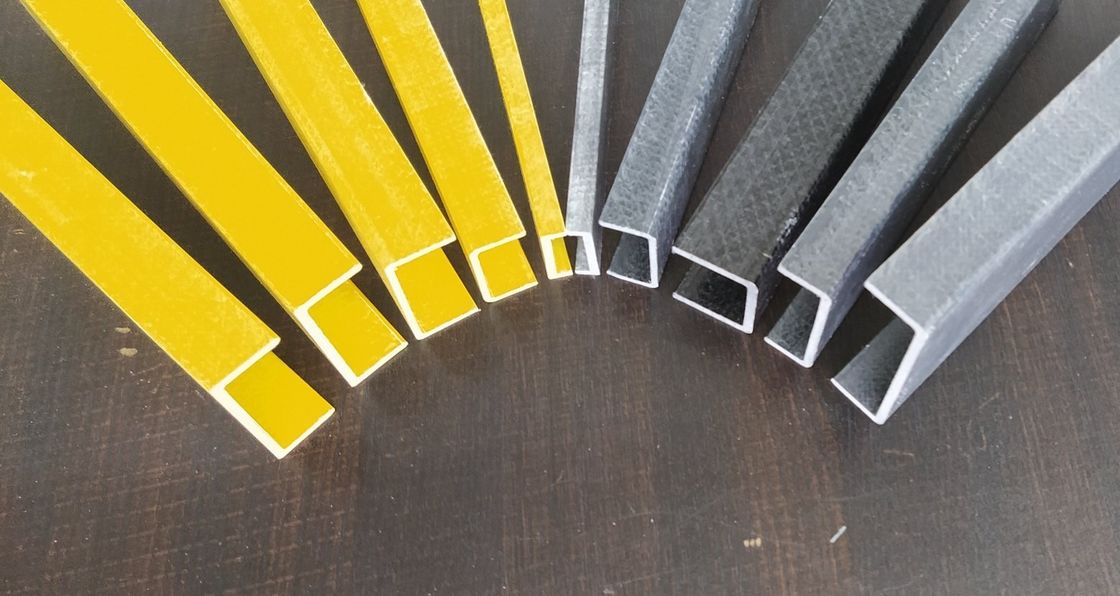 Các hồ sơ FRP Pultruded tùy chỉnh hình dạng C Khả năng chống va chạm tuyệt vời,Các kênh Frp C Pultruded đa màu