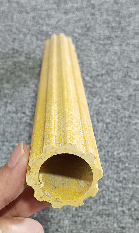 Antislip Frp Pultrusion Profile Frp Ladder Rung Frp Plum hollow Tube Để xây dựng tòa nhà