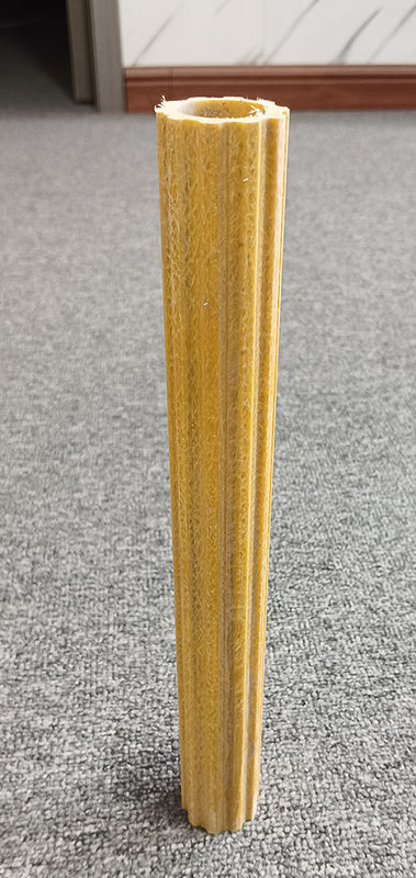 Antislip Frp Pultrusion Profile Frp Ladder Rung Frp Plum hollow Tube Để xây dựng tòa nhà