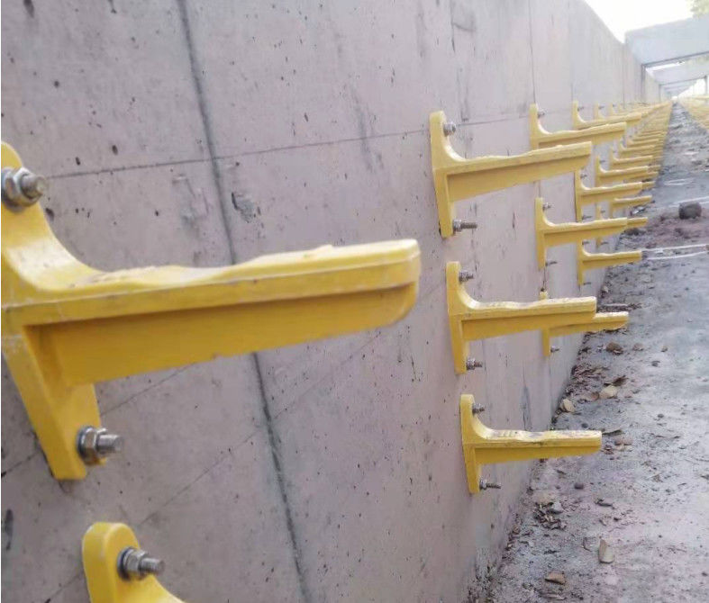 Tùy chỉnh FRP Composite Bracket Cable Power Support Cable Trench Support Thêm ống và cáp