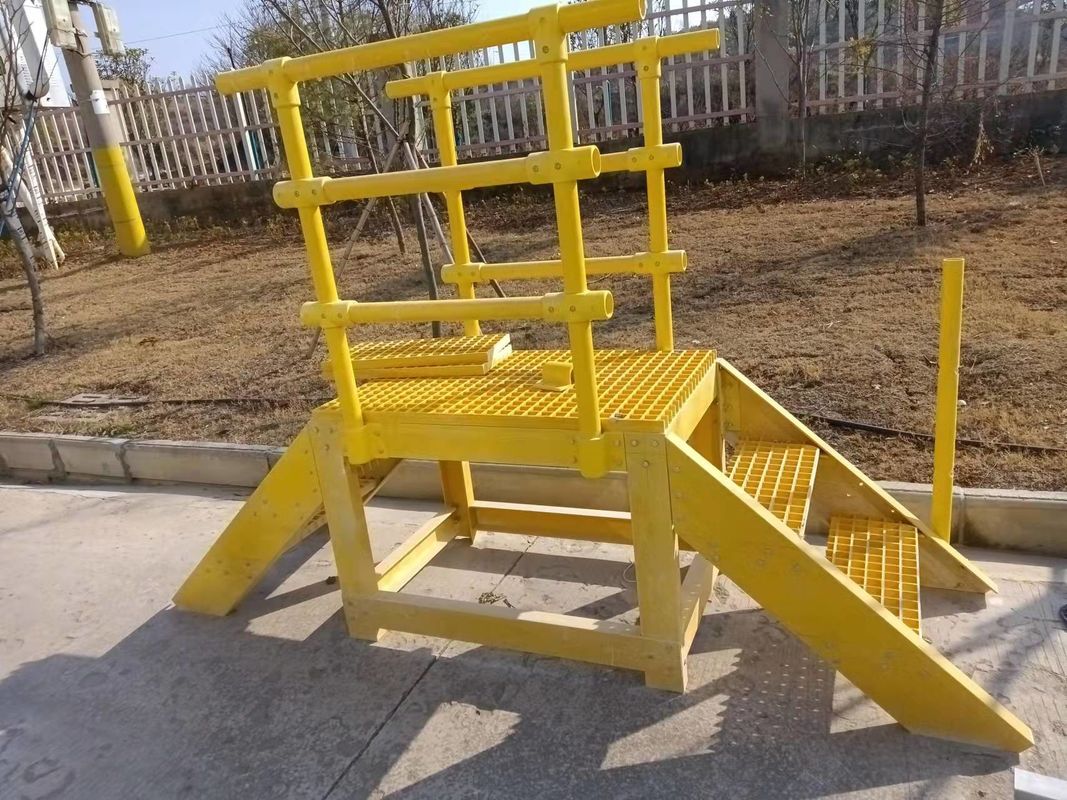 Đào FRP kích thước tùy chỉnh để xây dựng thang an toàn và nền tảng lối đi