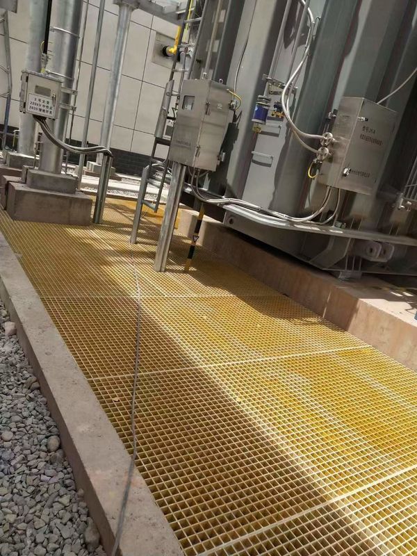 Fish Farm FRP Grating Walkway hoặc nền tảng có thể được tùy chỉnh cho kích thước và màu sắc